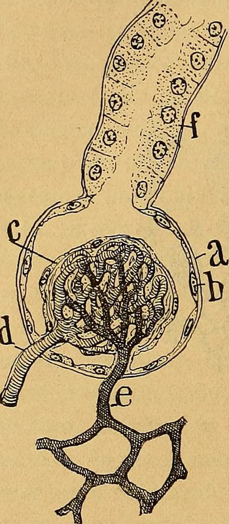 An illustration from Elementos de histología normal y de téchnica micrografica para uso de estudiantes, 1897, leaf 474