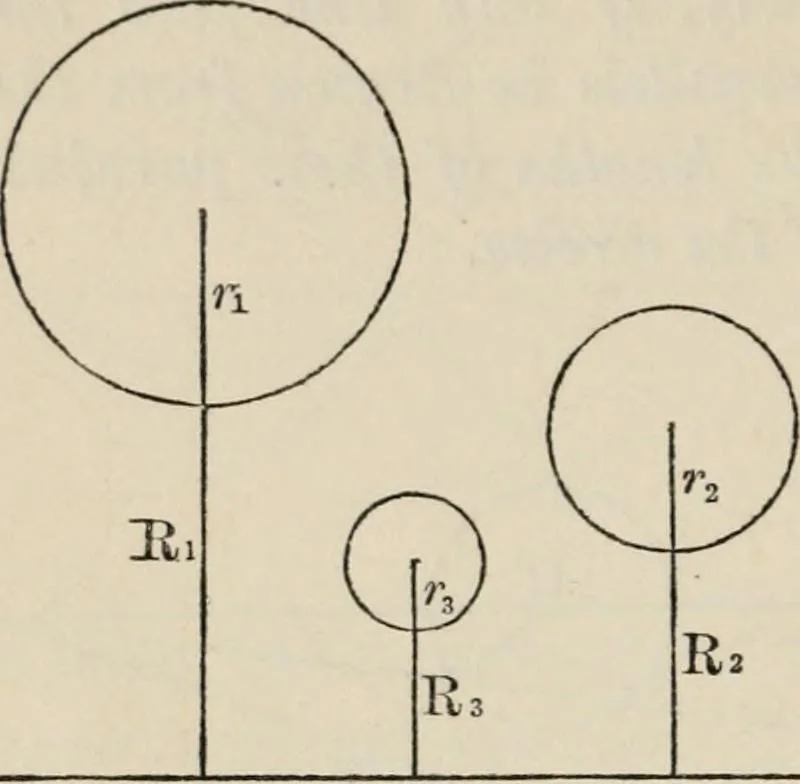 An illustration from Elements of analytic geometry, 1884, leaf 118