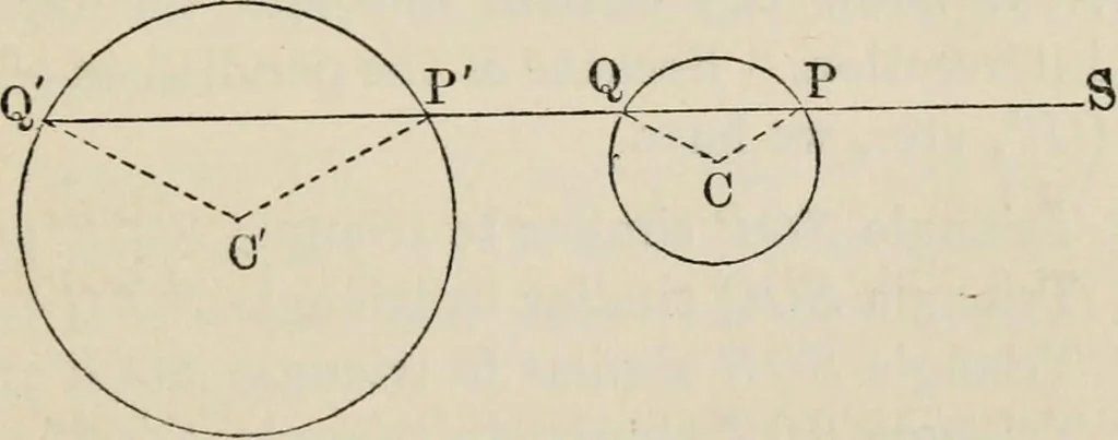 An illustration from Elements of analytic geometry, 1884, leaf 123