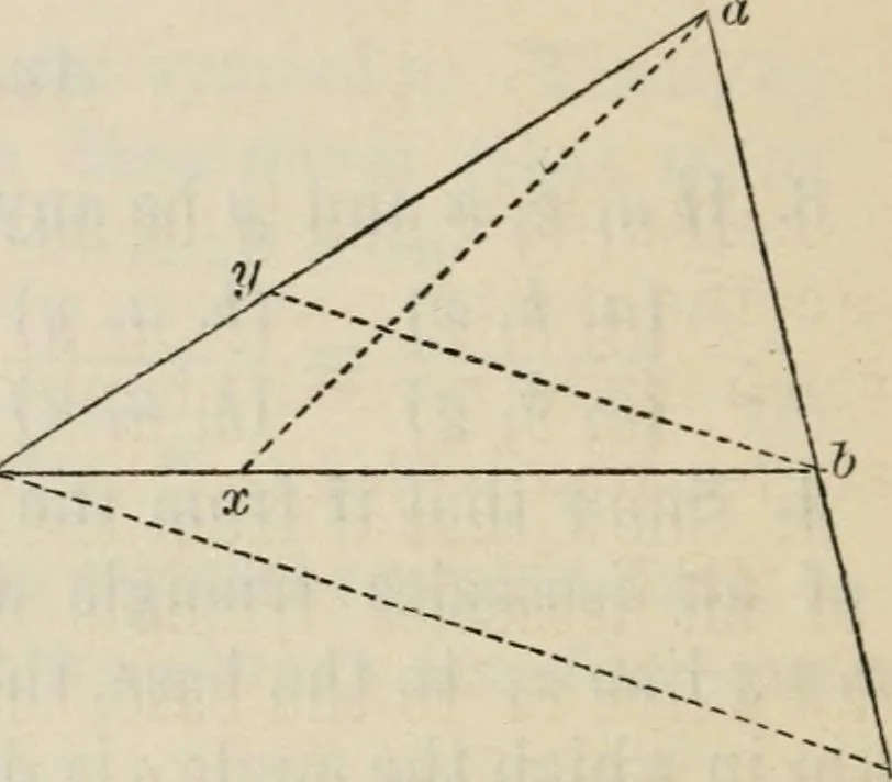 An illustration from Elements of analytic geometry, 1884, leaf 342