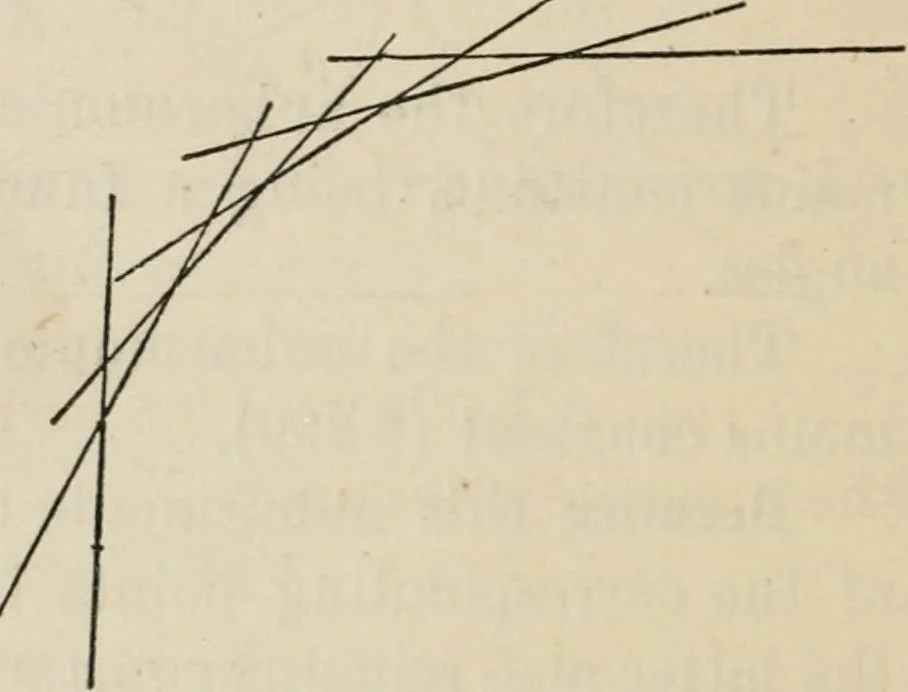 An illustration from Elements of analytic geometry, 1884, leaf 370