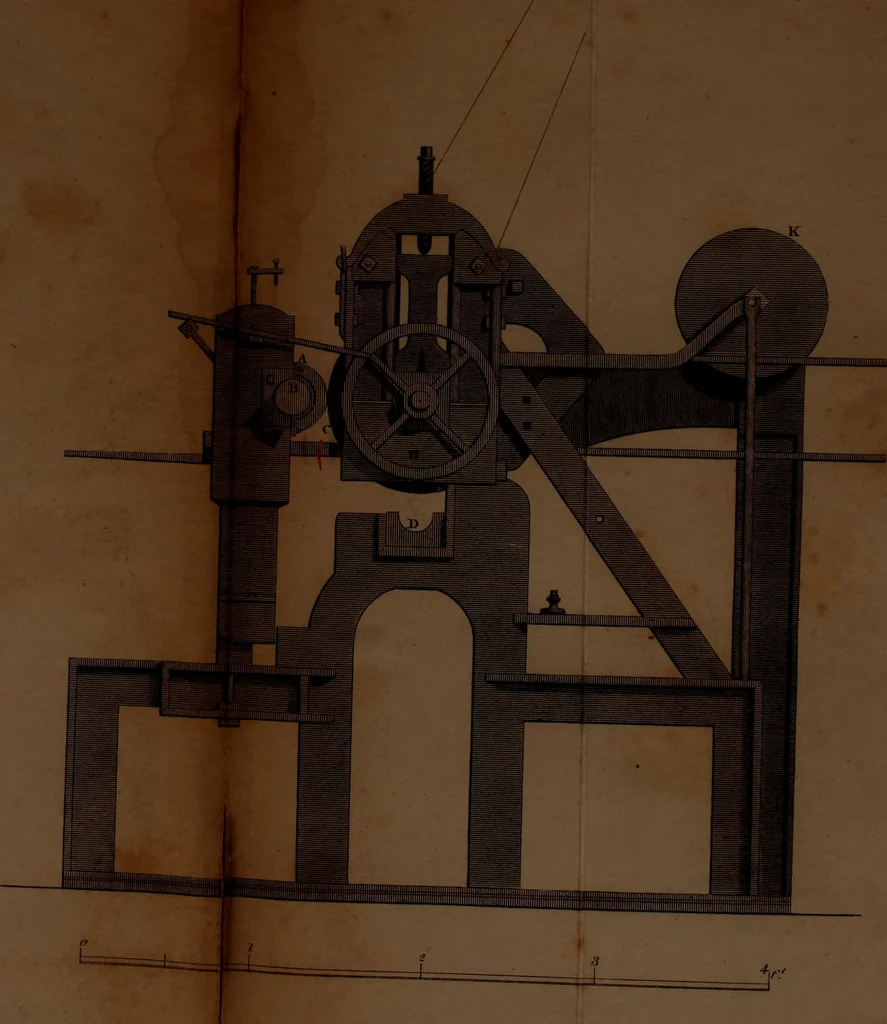 An illustration from Elements of the art of dyeing : with a description of the art of bleaching by oxymuriatic acid, 1824, leaf 453