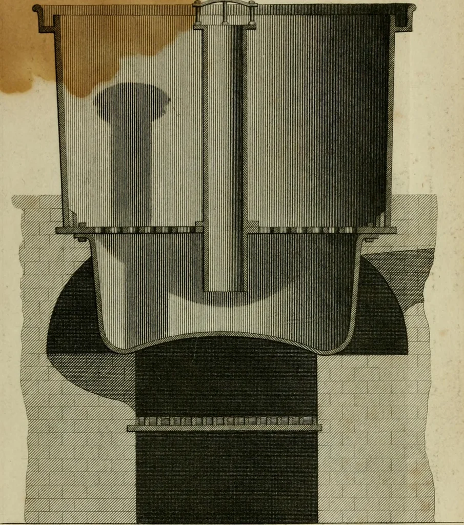 An illustration from Elements of the art of dyeing; with a description of the art of bleaching by oxymuriatic acid, 1824, leaf 475