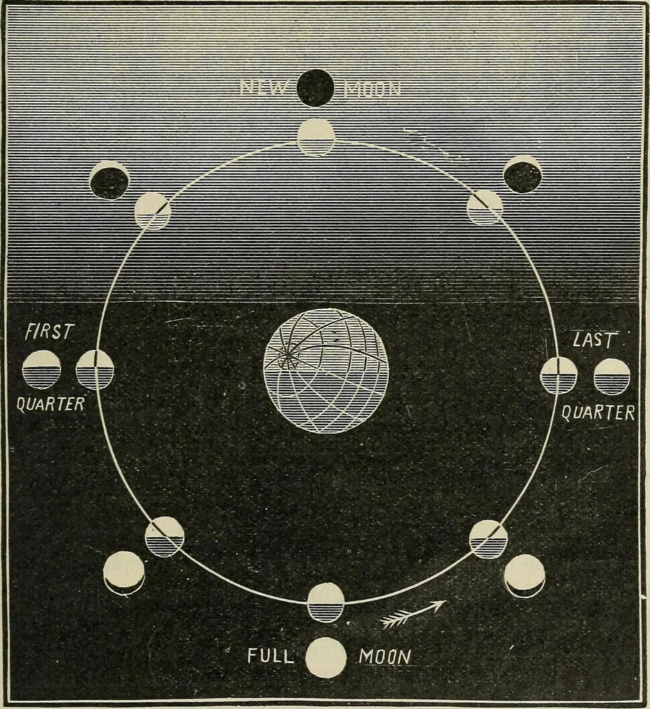 An illustration from The elements of astronomy; a textbook, 1919, leaf 115