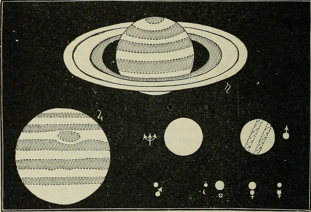 An illustration from The elements of astronomy; a textbook, 1919, leaf 234