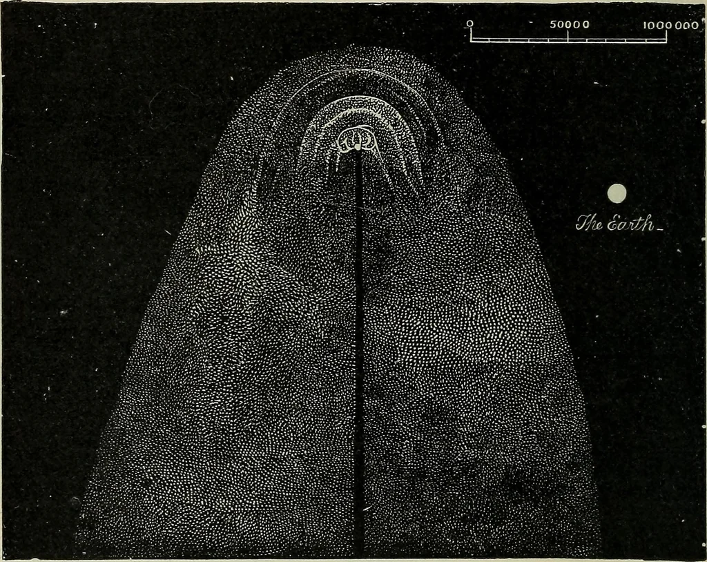 An illustration from The elements of astronomy; a textbook, 1919, leaf 292