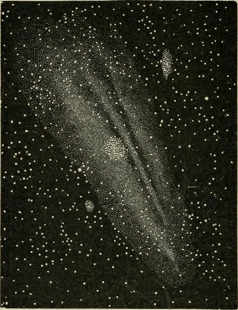 An illustration from The elements of astronomy; a textbook, 1919, leaf 362