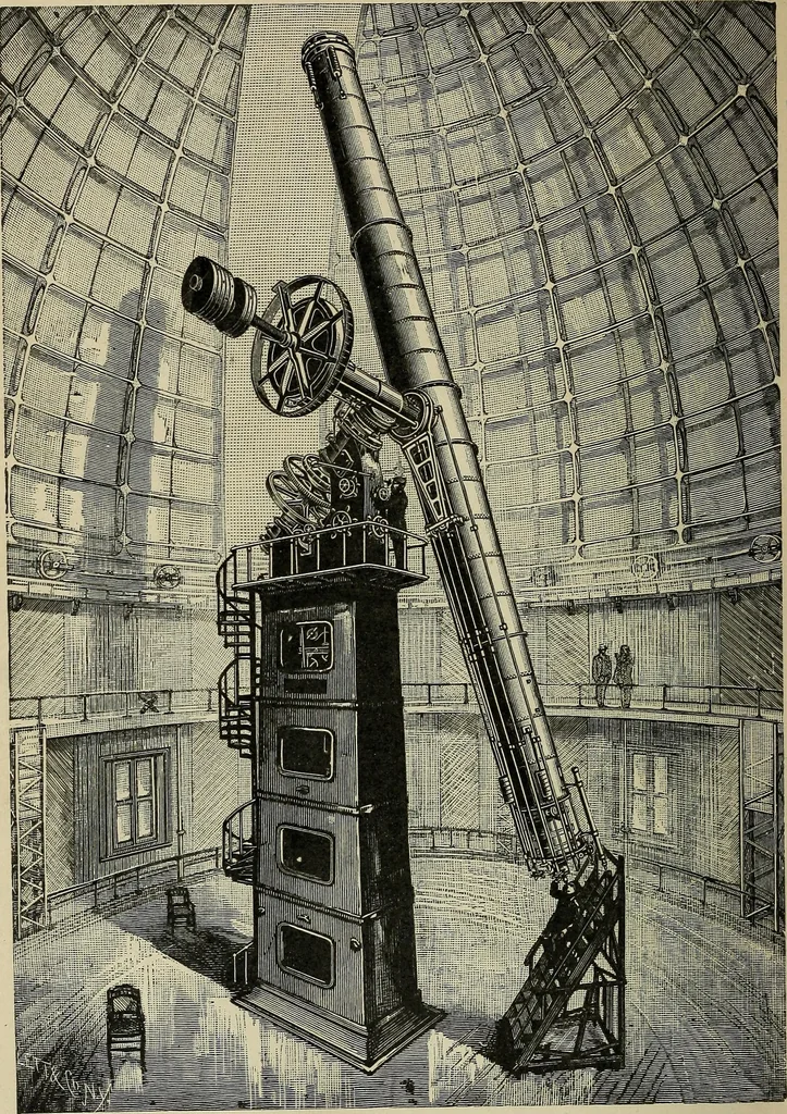 An illustration from The elements of astronomy; a textbook, 1919, leaf 4
