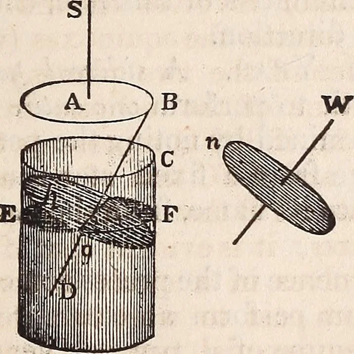 An illustration from Elements of astronomy .., 1870, leaf 107