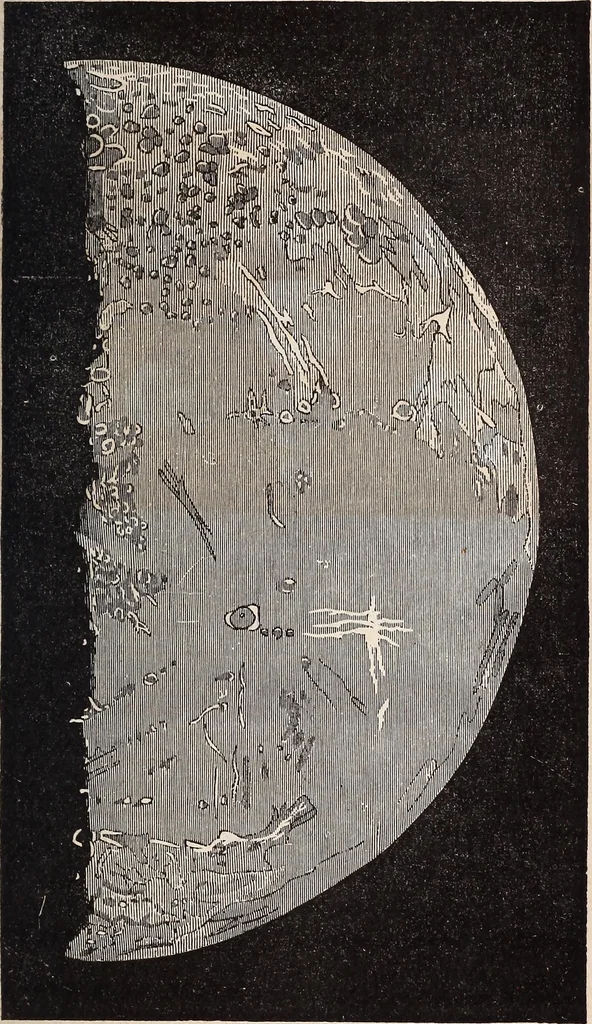 An illustration from Elements of astronomy .., 1870, leaf 161