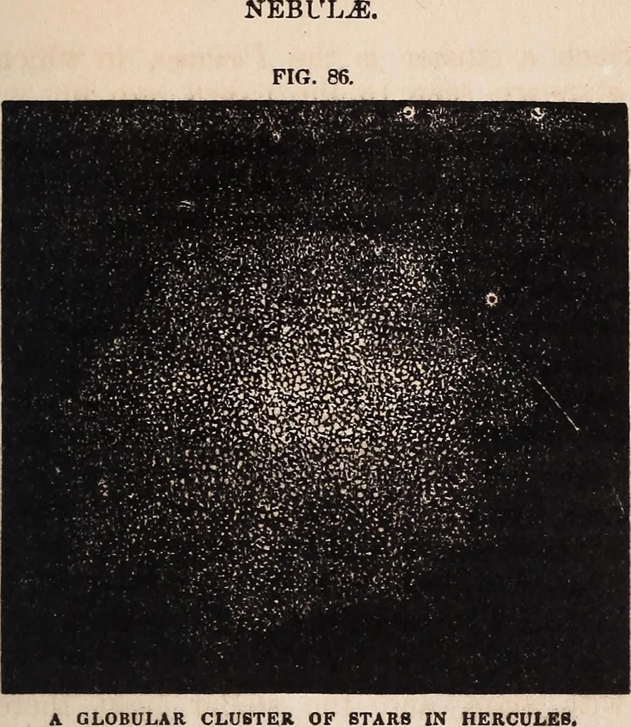 An illustration from Elements of astronomy .., 1870, leaf 325