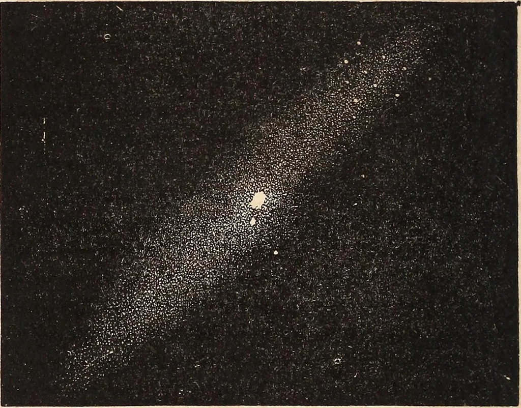 An illustration from Elements of astronomy .., 1870, leaf 326