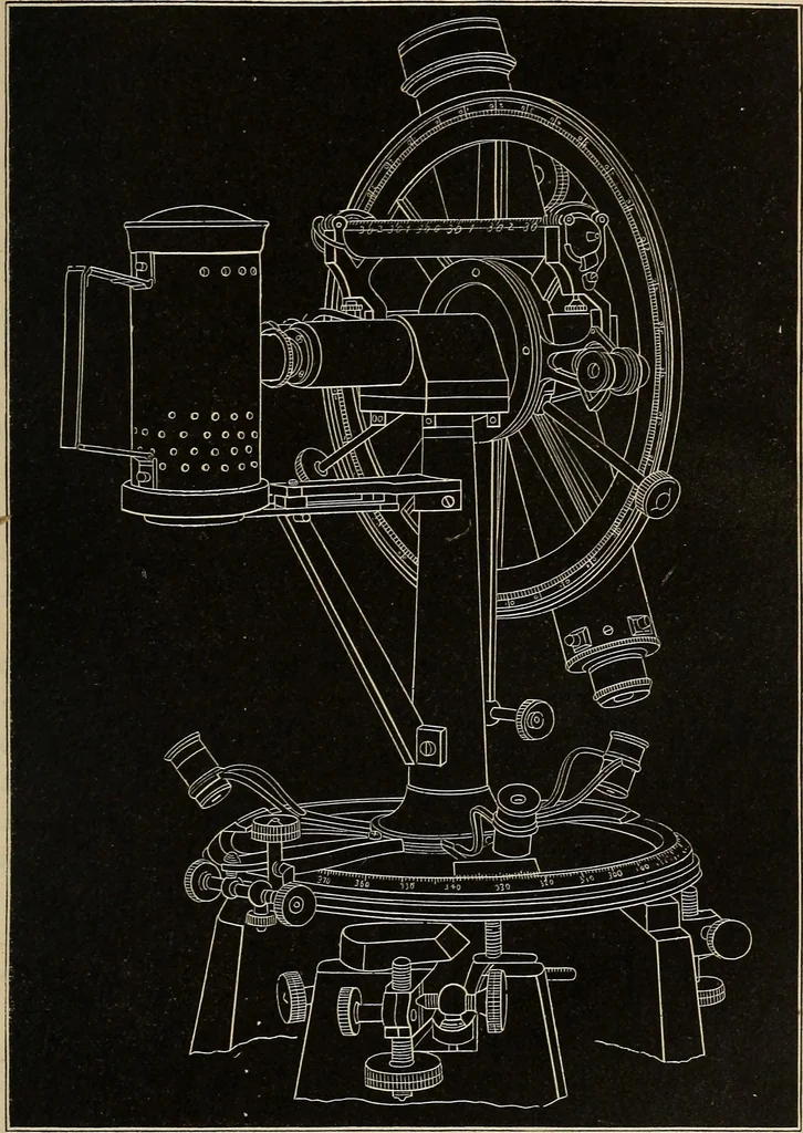 An illustration from Elements of astronomy: accompanied with numerous illustrations, a colored representation of the solar, stellar, and nebular spectra, and celestial charts of the northern and the southern hemisphere, 1875, leaf 250