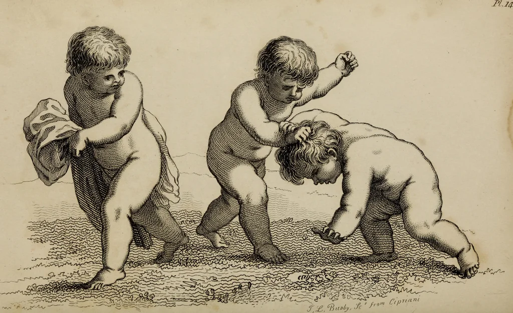 An illustration from The elements of drawing : in its various branches, for the use of students ... containing several hundred examples, from the works of the greatest masters, 1827, leaf 148