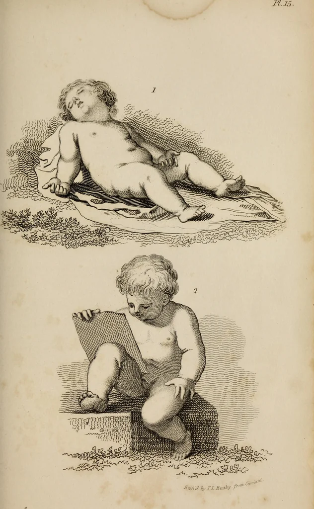 An illustration from The elements of drawing : in its various branches, for the use of students ... containing several hundred examples, from the works of the greatest masters, 1827, leaf 151