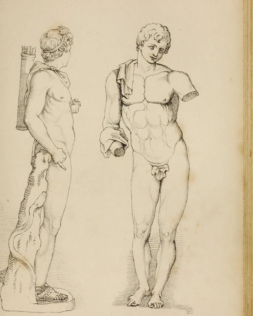An illustration from The elements of drawing : in its various branches, for the use of students ... containing several hundred examples, from the works of the greatest masters, 1827, leaf 175