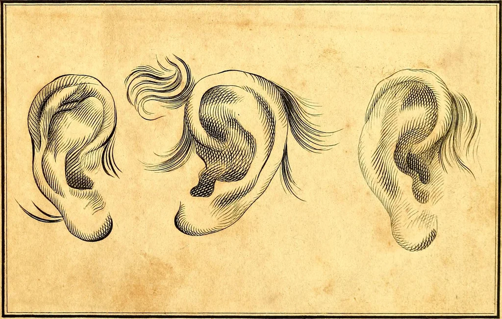 An illustration from Elements of drawing exemplified in a variety of figures and sketches of parts of the human form, 1814, leaf 22