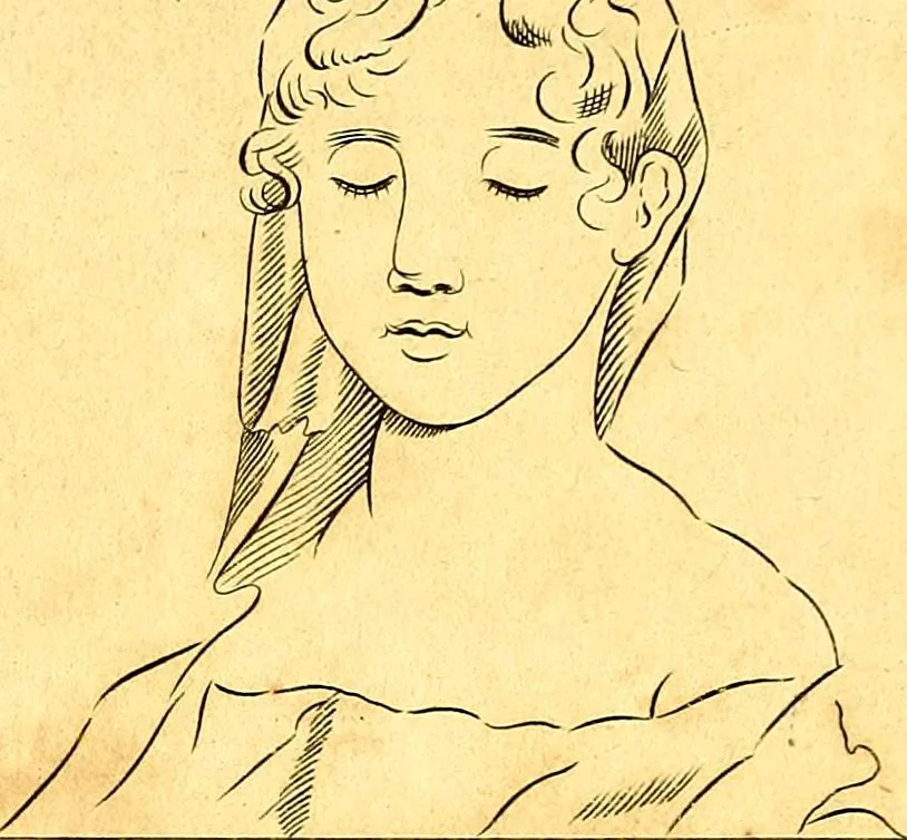 An illustration from Elements of drawing exemplified in a variety of figures and sketches of parts of the human form, 1814, leaf 30