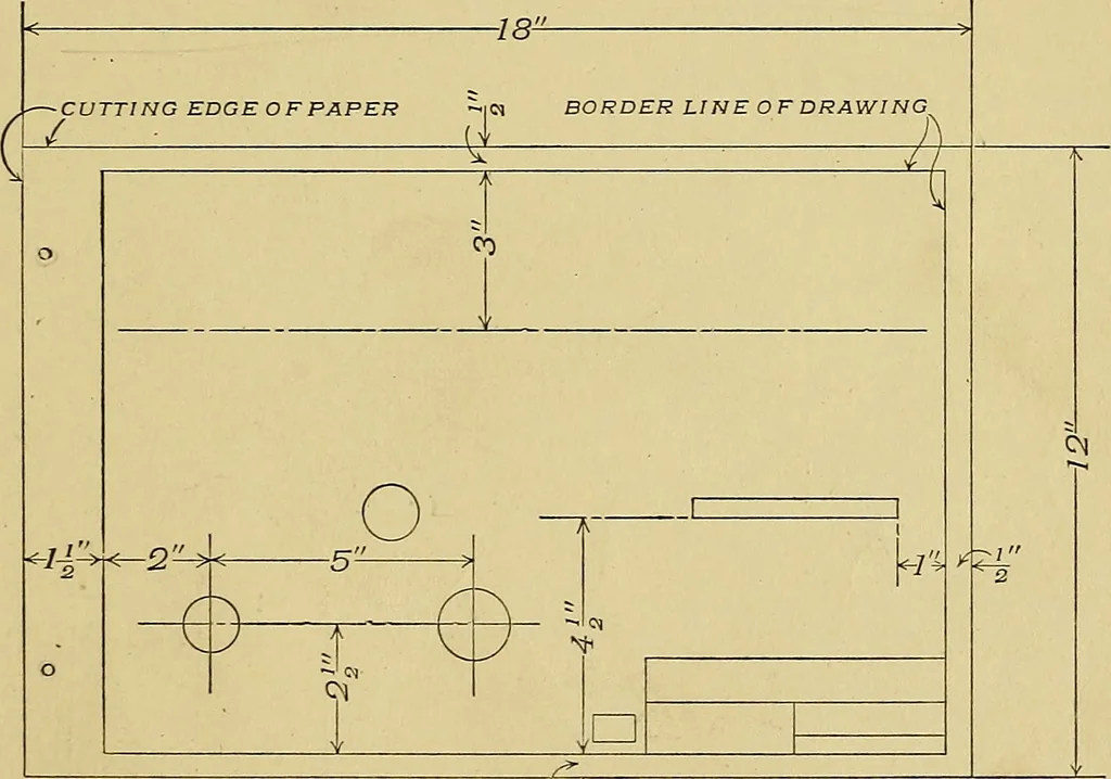 An illustration from Elements of drawing, 1912, leaf 138