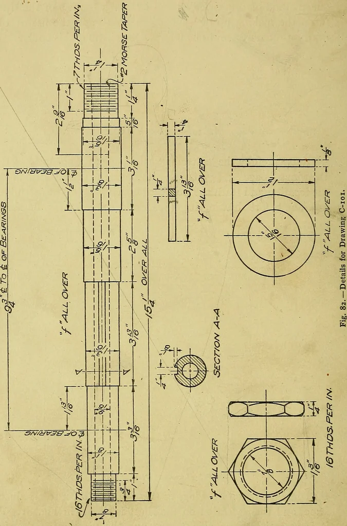 An illustration from Elements of drawing, 1912, leaf 139