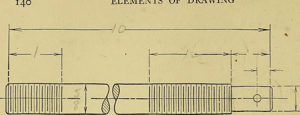 An illustration from Elements of drawing, 1912, leaf 161