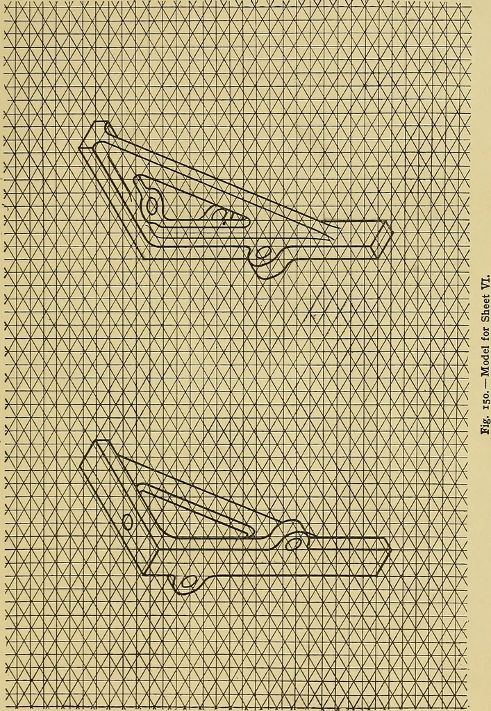 An illustration from Elements of drawing, 1912, leaf 194