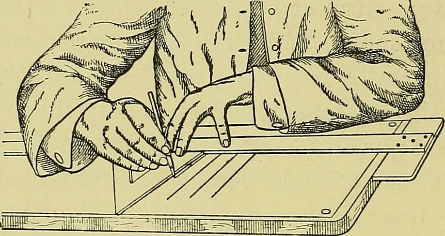 An illustration from Elements of drawing, 1912, leaf 33