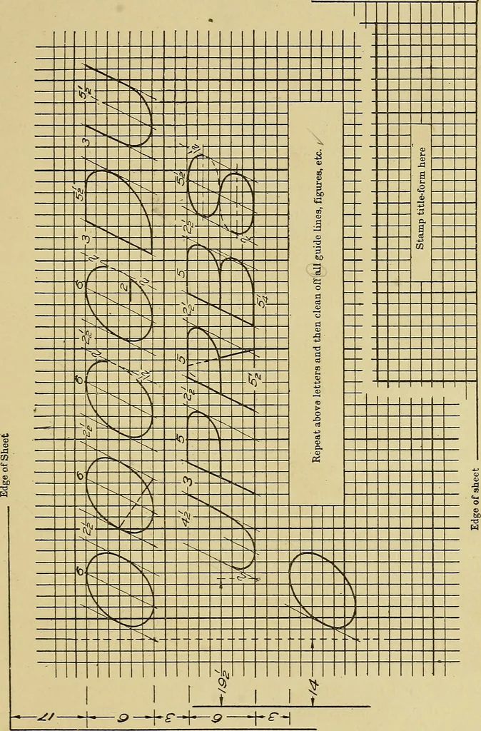An illustration from Elements of drawing, 1912, leaf 76