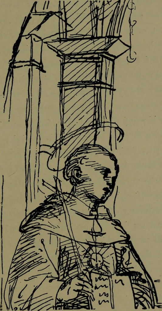 An illustration from The elements of drawing in three letters to beginners, 1898, leaf 141
