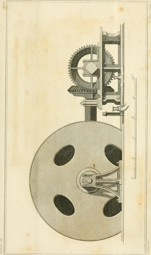 An illustration from Elements of the art of dyeing : with a description of the art of bleaching by oxymuriatic acid, 1824, leaf 445