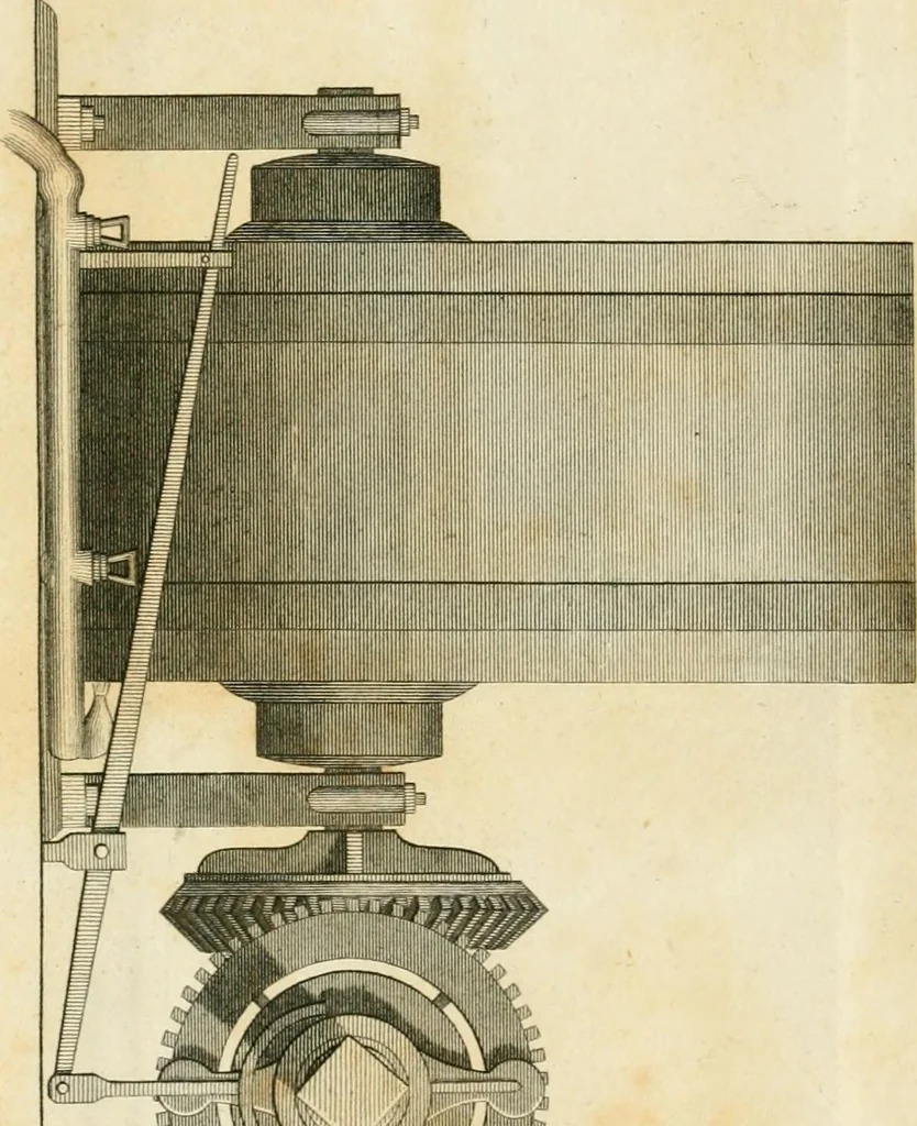 An illustration from Elements of the art of dyeing : with a description of the art of bleaching by oxymuriatic acid, 1824, leaf 448