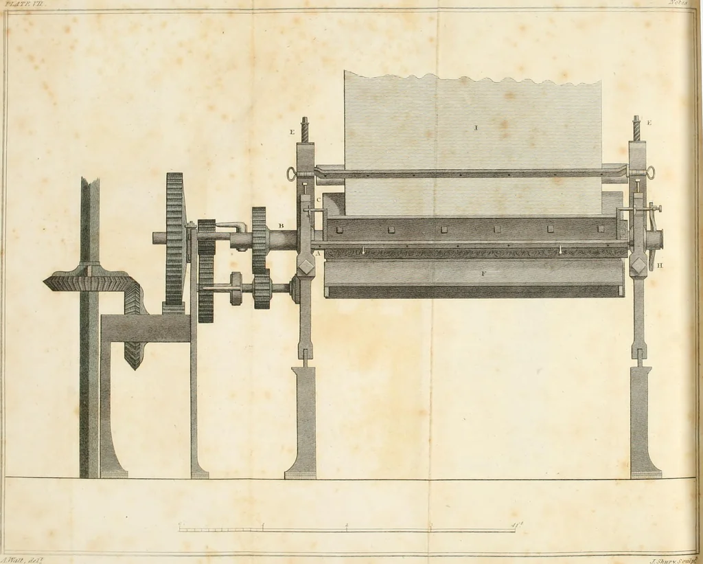 An illustration from Elements of the art of dyeing : with a description of the art of bleaching by oxymuriatic acid, 1824, leaf 453