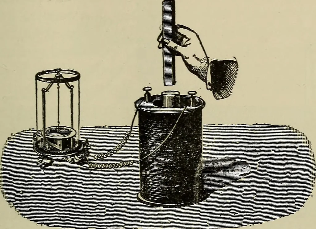 An illustration from The elements of dynamic electricity and magnetism, 1903, leaf 108