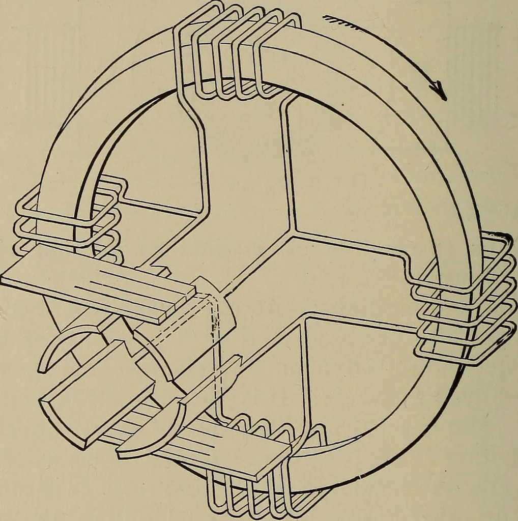 An illustration from The elements of dynamic electricity and magnetism, 1903, leaf 189