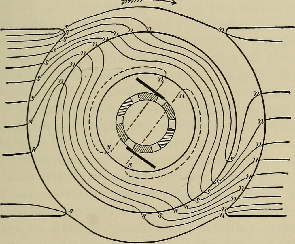 An illustration from The elements of dynamic electricity and magnetism, 1903, leaf 194