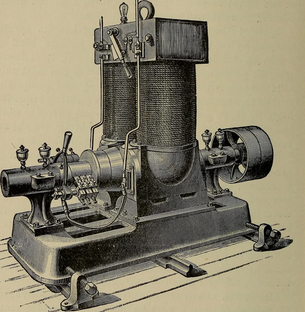 An illustration from The elements of dynamic electricity and magnetism, 1903, leaf 201