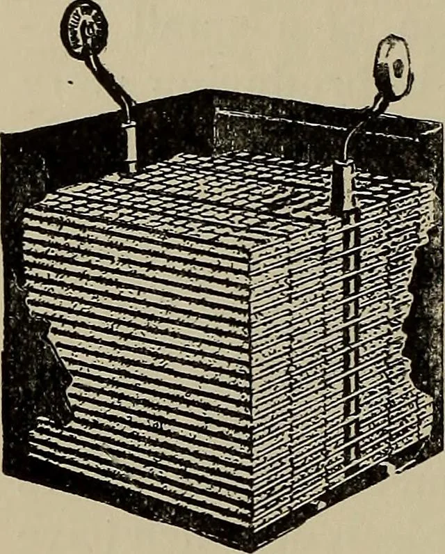 An illustration from The elements of dynamic electricity and magnetism, 1903, leaf 265