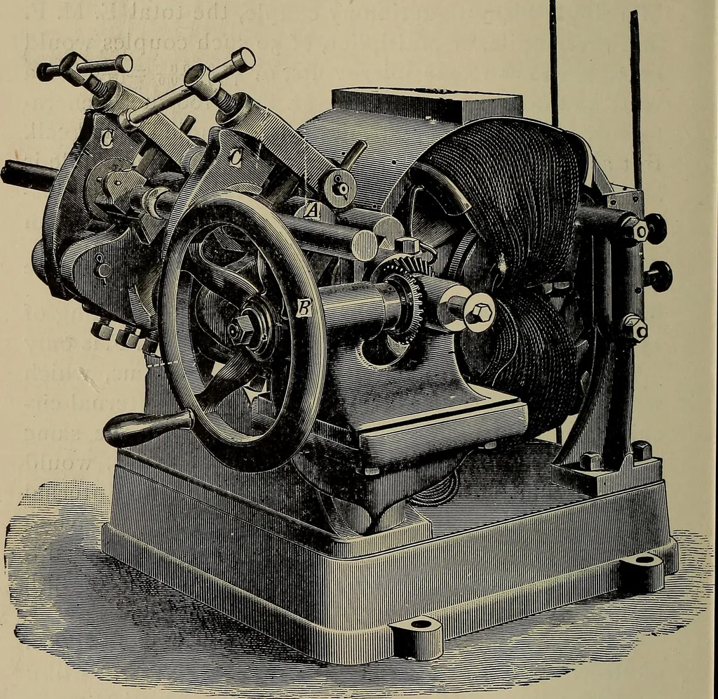 An illustration from The elements of dynamic electricity and magnetism, 1903, leaf 291