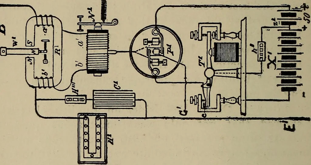 An illustration from The elements of dynamic electricity and magnetism, 1903, leaf 359