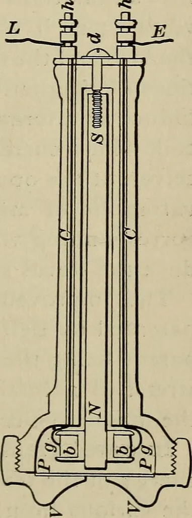 An illustration from The elements of dynamic electricity and magnetism, 1903, leaf 378