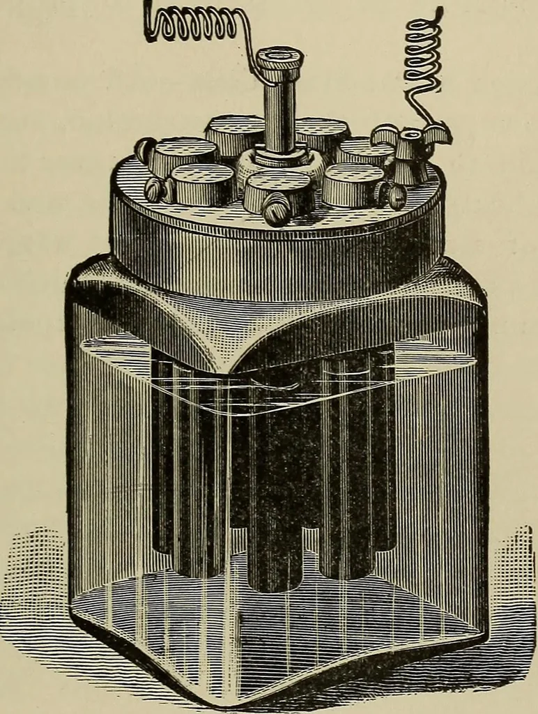 An illustration from The elements of dynamic electricity and magnetism, 1903, leaf 38
