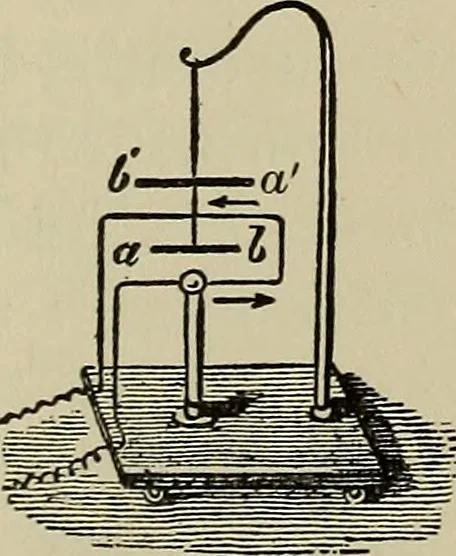 An illustration from The elements of dynamic electricity and magnetism, 1903, leaf 90