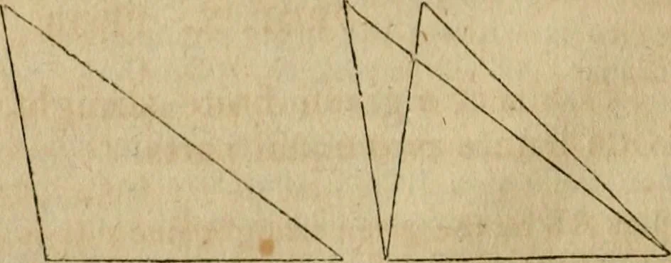 An illustration from The Elements of Euclid : viz. the first six books, together with the eleventh and twelfth : the errors, by which Theon, or others, have long ago vitiated these books, are corrected, and some of Euclid's demonstrations are restored : also, the book of Euclid's Data, in like manner corrected, 1806, leaf 22