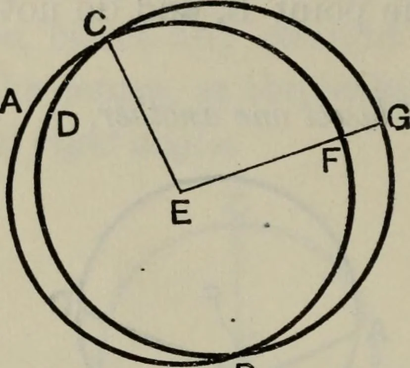 An illustration from The elements of Euclid for the use of schools and colleges; comprising the first six books and portions of the eleventh and twelfth books;, 1903, leaf 132