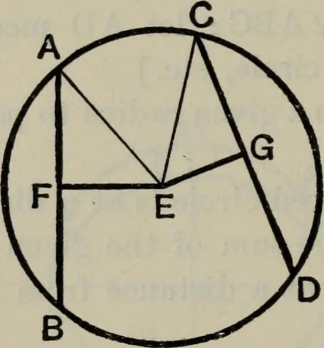 An illustration from The elements of Euclid for the use of schools and colleges; comprising the first six books and portions of the eleventh and twelfth books;, 1903, leaf 144