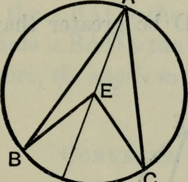 An illustration from The elements of Euclid for the use of schools and colleges; comprising the first six books and portions of the eleventh and twelfth books;, 1903, leaf 155