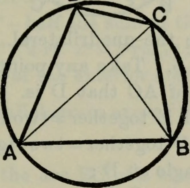 An illustration from The elements of Euclid for the use of schools and colleges; comprising the first six books and portions of the eleventh and twelfth books;, 1903, leaf 159
