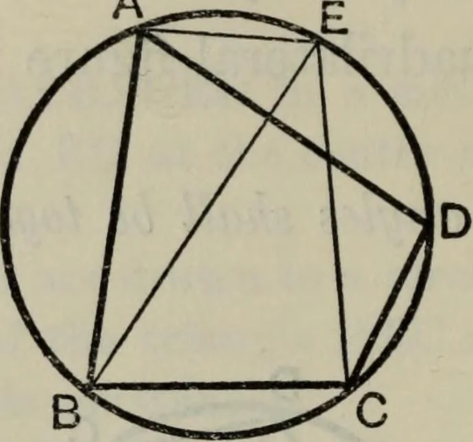 An illustration from The elements of Euclid for the use of schools and colleges; comprising the first six books and portions of the eleventh and twelfth books;, 1903, leaf 160