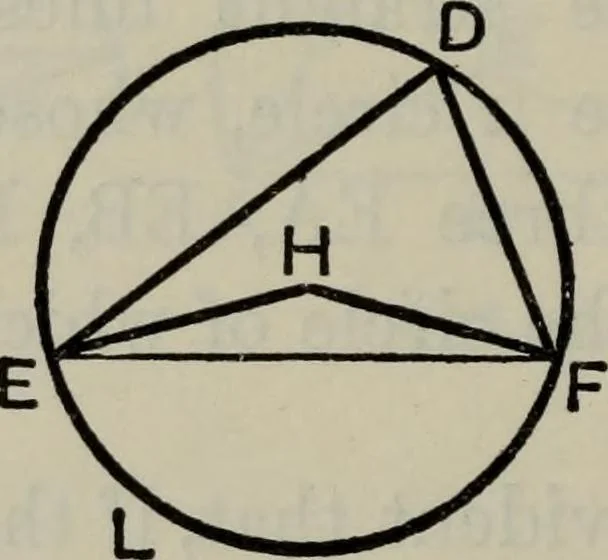 An illustration from The elements of Euclid for the use of schools and colleges; comprising the first six books and portions of the eleventh and twelfth books;, 1903, leaf 166