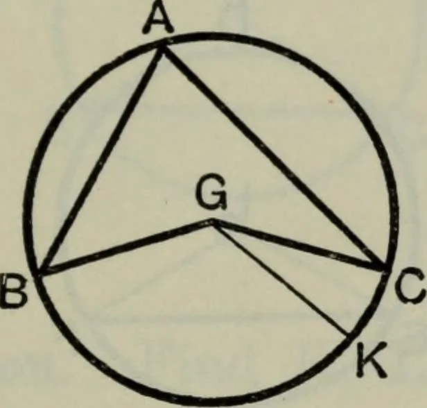 An illustration from The elements of Euclid for the use of schools and colleges; comprising the first six books and portions of the eleventh and twelfth books;, 1903, leaf 167